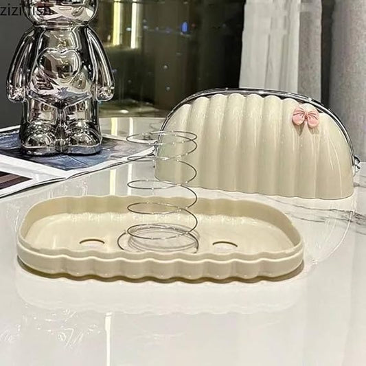 Decorative Shell Tissue Box Case Elegant And Modern Napkin Holder Stylish Daily Use Home And Office Accessory