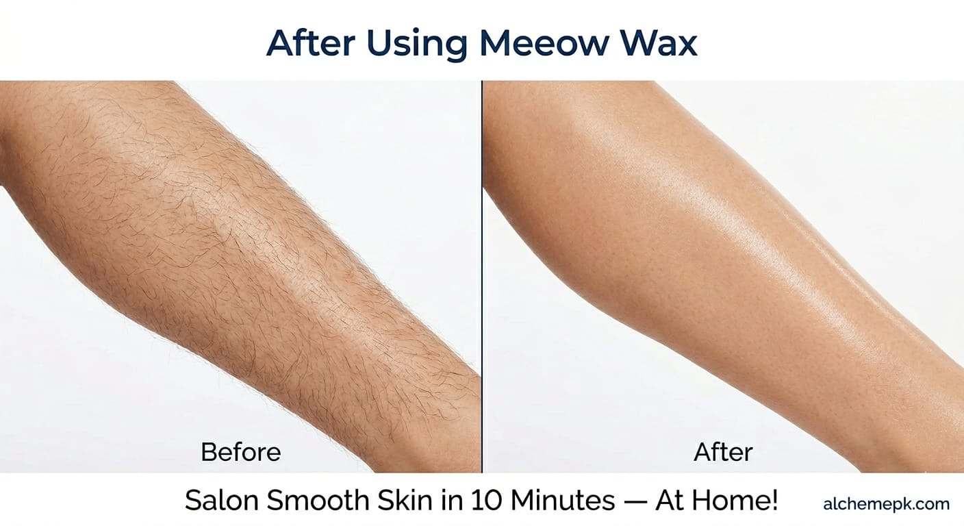 Meeoow Club 10-Minute Painless Body Wax Orange Hair Removal Powder for Women