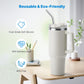 Premium Stainless Steel Reusable Drinking Straw | Rust Resistant | Eco-Friendly | Random Color