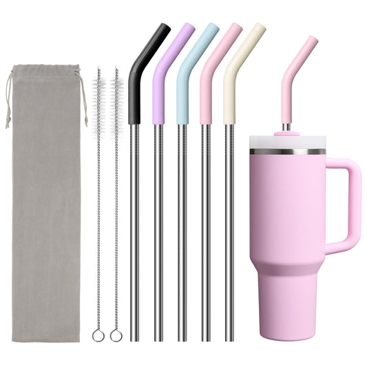 Premium Stainless Steel Reusable Drinking Straw | Rust Resistant | Eco-Friendly | Random Color