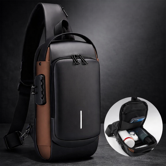 Premium Anti-Theft Sling Bag with Password Lock | High-Capacity Crossbody Travel Chest Bag Meta Description: Shop the Premium