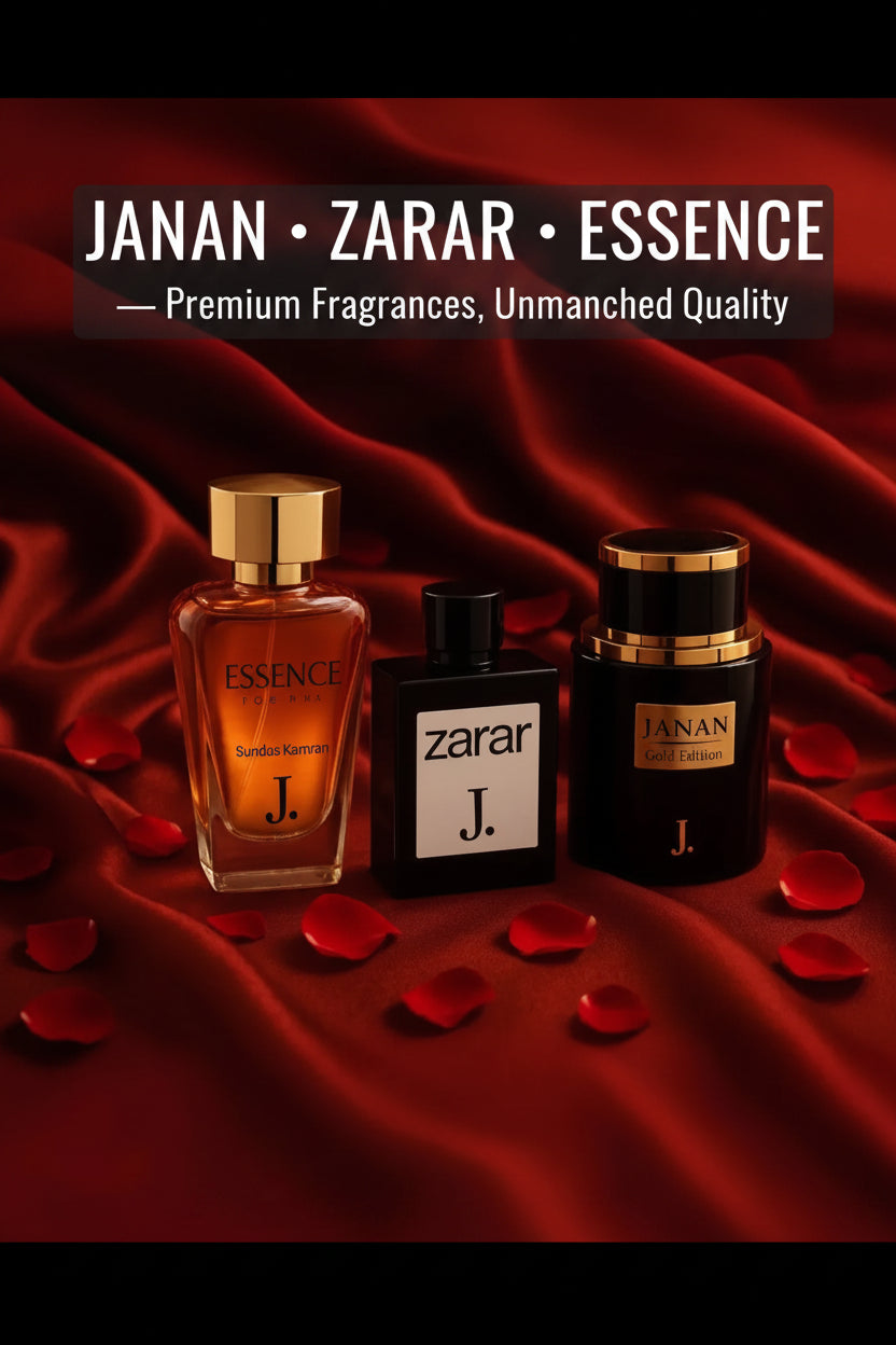 Unisex Perfume Set 3 Pieces J. Alcohol-Free Cedarwood